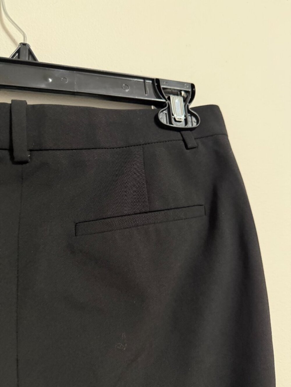Theory Treeca 4 Sevona Wool Trousers Black Womens 0 - Picture 6 of 7